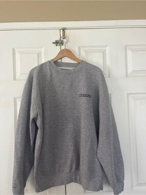 Reformation grey sweatshirt CHEERS  logo crewneck